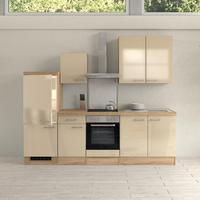 Kuhijski Blok Z Aparati Nepal, Kašmir, Barva Hrasta - barve nerjavečega jekla/kašmir, Moderno, kovina/leseni material (270cm) - FlexWell