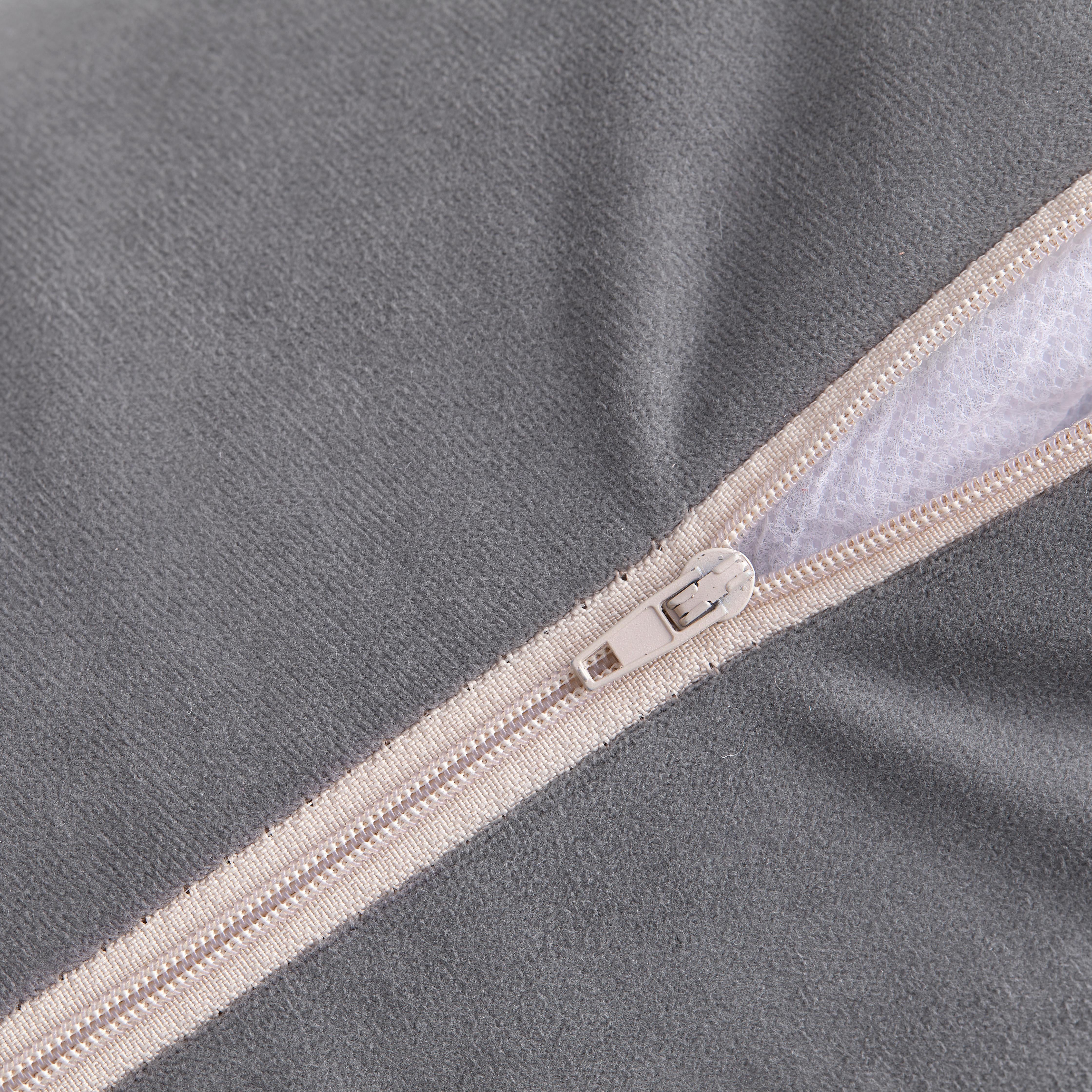 Kissenrolle Universal Graphitfarben - Graphitfarben, Konventionell, Textil (22/70cm) - Mömax