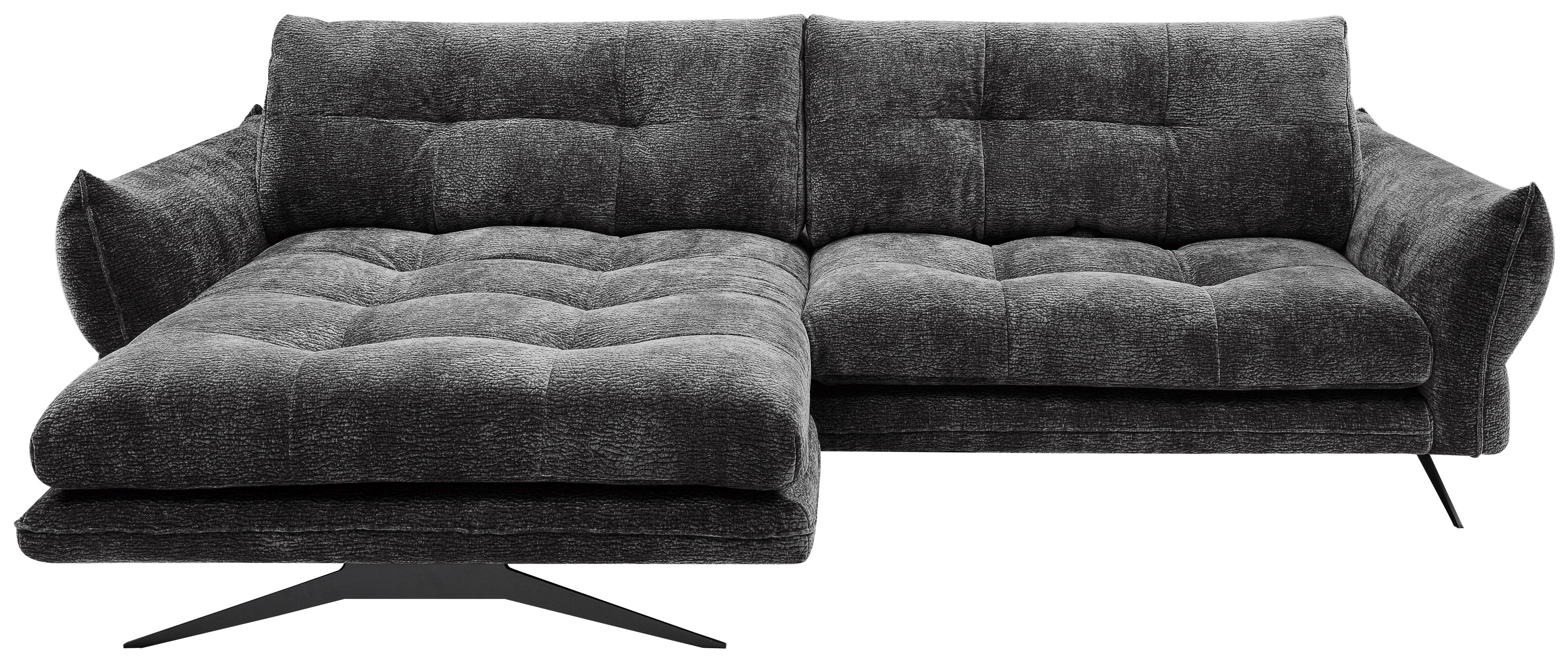 Coltar BAXTER BAXTER - gri închis, Modern, textil (177/68-87/280cm) - Premium Living