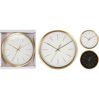 Falióra Clock - fekete/arany, fém (25/4cm)