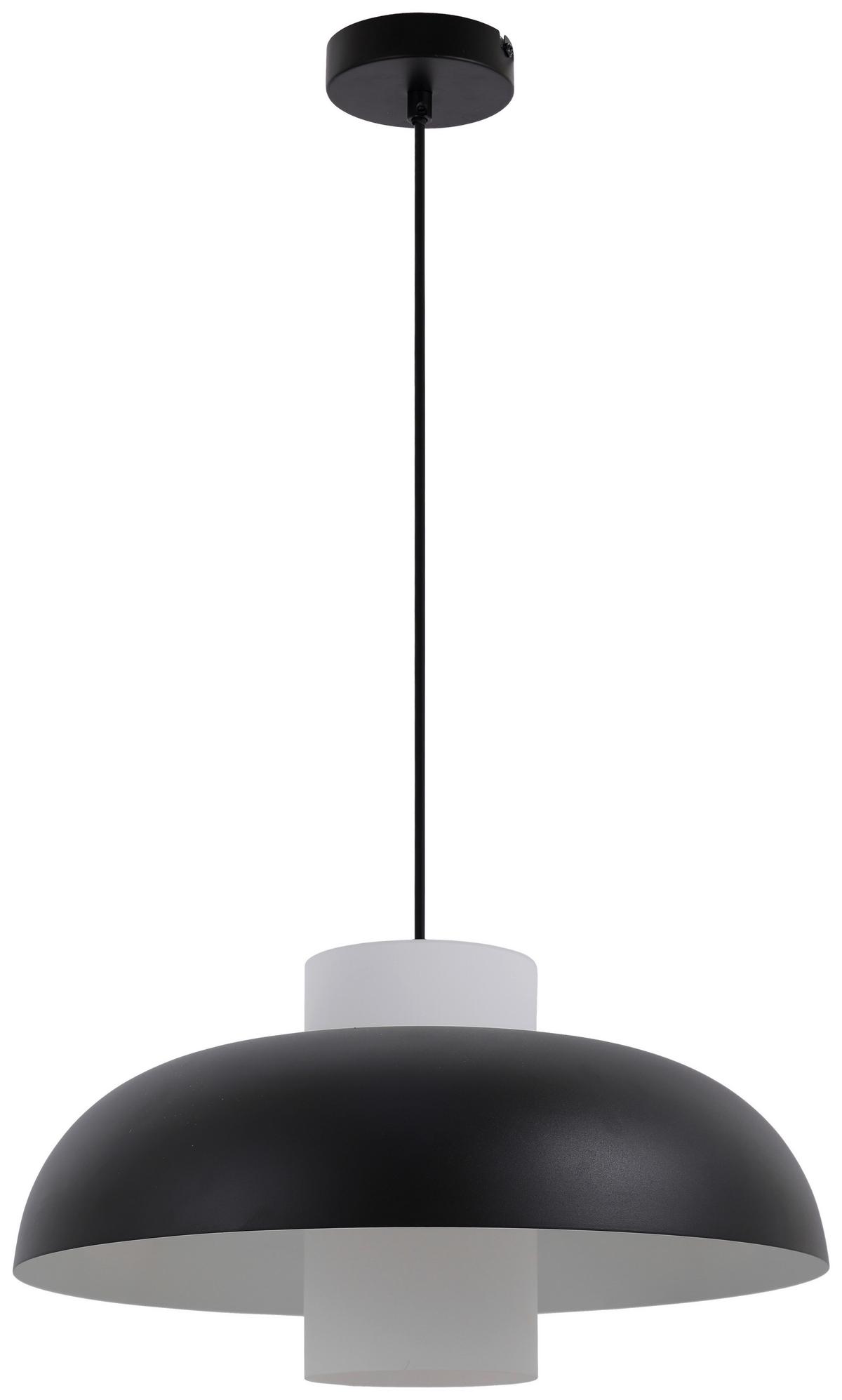 LAMPA WISZĄCA JULIE - czarny/biały, Trend, metal/szkło (38/120cm) - Collet's Monde