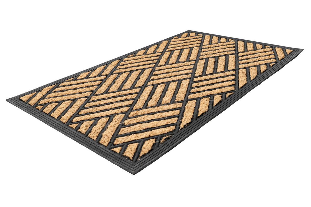 Fussmatte Entry 400 Hellbraun 45x75 - Hellbraun, Basics, Textil (45/75cm) - Kayoom