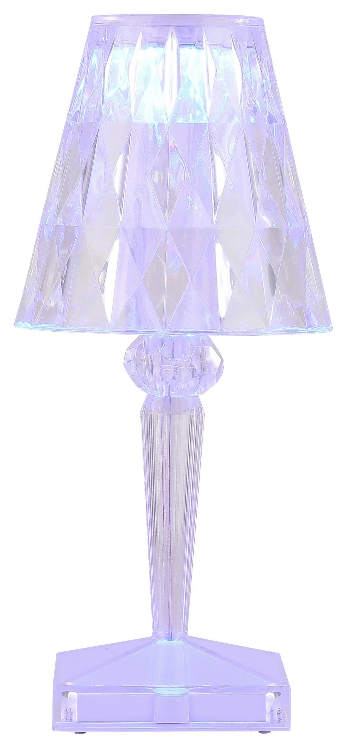 Led Asztali Lámpa Tulio - áttetsző, műanyag (12/26cm) - Modern Living