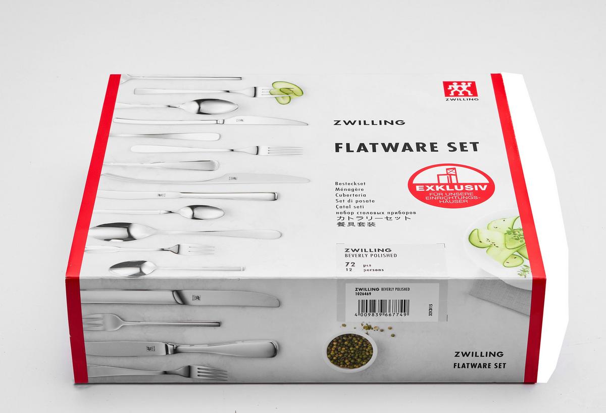 ZESTAW SZTUĆCÓW 1026469 BEVERLY ZWILLING - kolor srebrny, Basics, metal - Zwilling