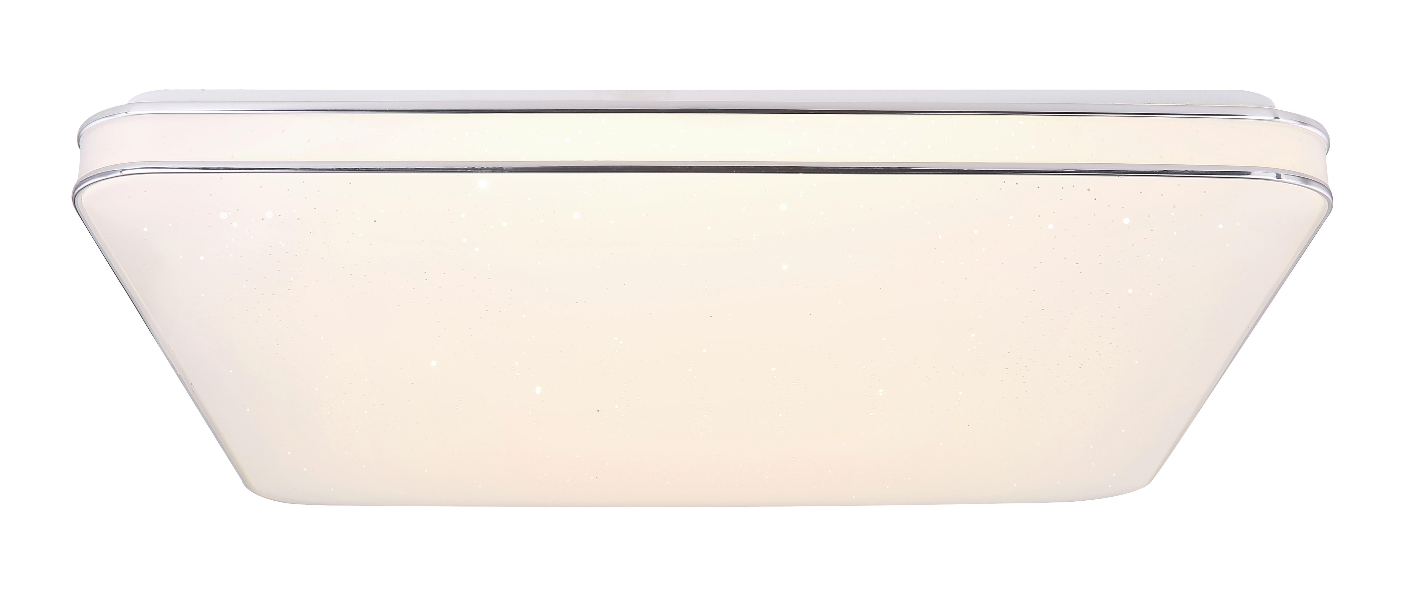 LED-Deckenleuchte Lassy max. 48 Watt - Weiß, MODERN, Kunststoff/Metall (49,5/49,5/8cm)