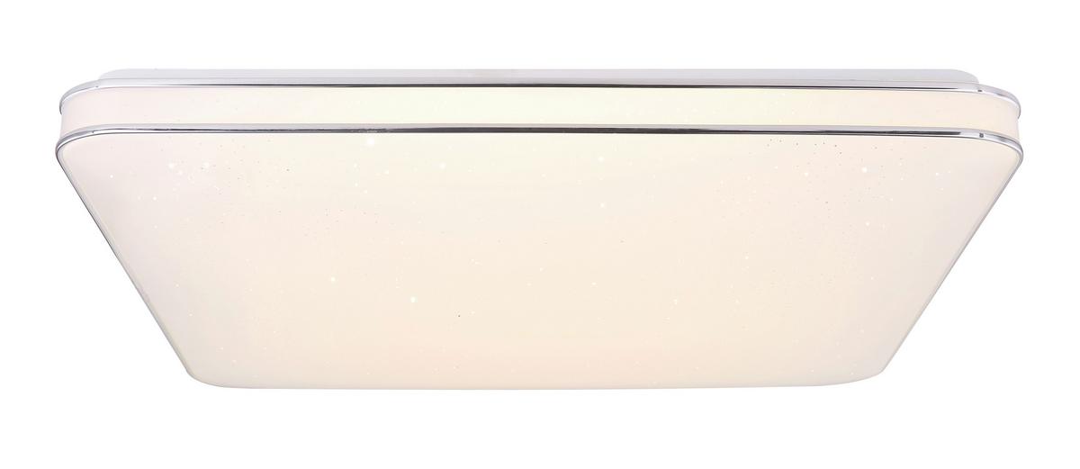 LED-Deckenleuchte Lassy max. 48 Watt - Weiß, MODERN, Kunststoff/Metall (49,5/49,5/8cm)