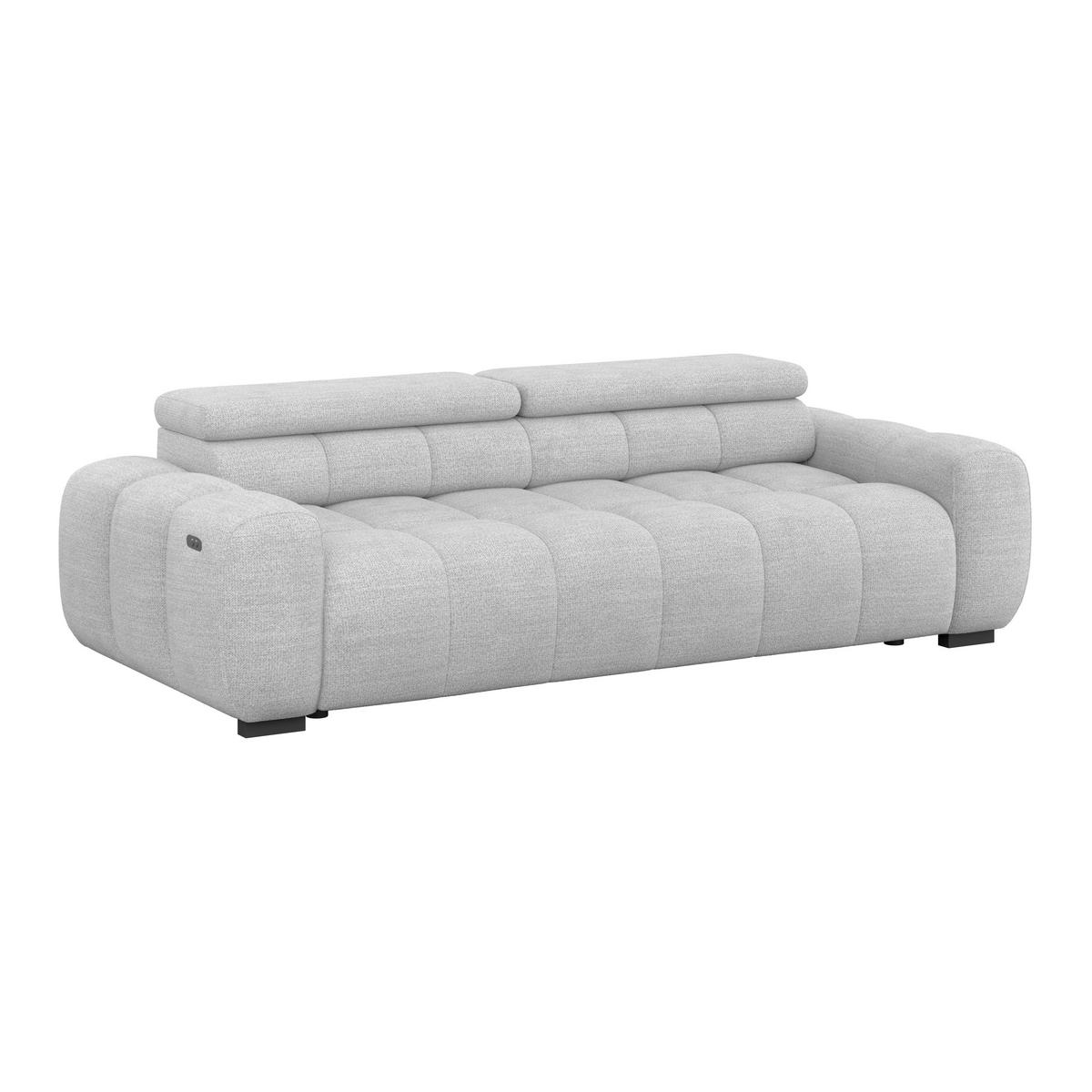 Velika Sofa Bull - tamno siva/crna, Design, tekstil/plastika (248/77-97/108cm) - Luca Bessoni