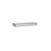 VÄGGHYLLA ZOE -SB- - silver, Lifestyle, glas/plast (50/5,5/15cm) - Mömax