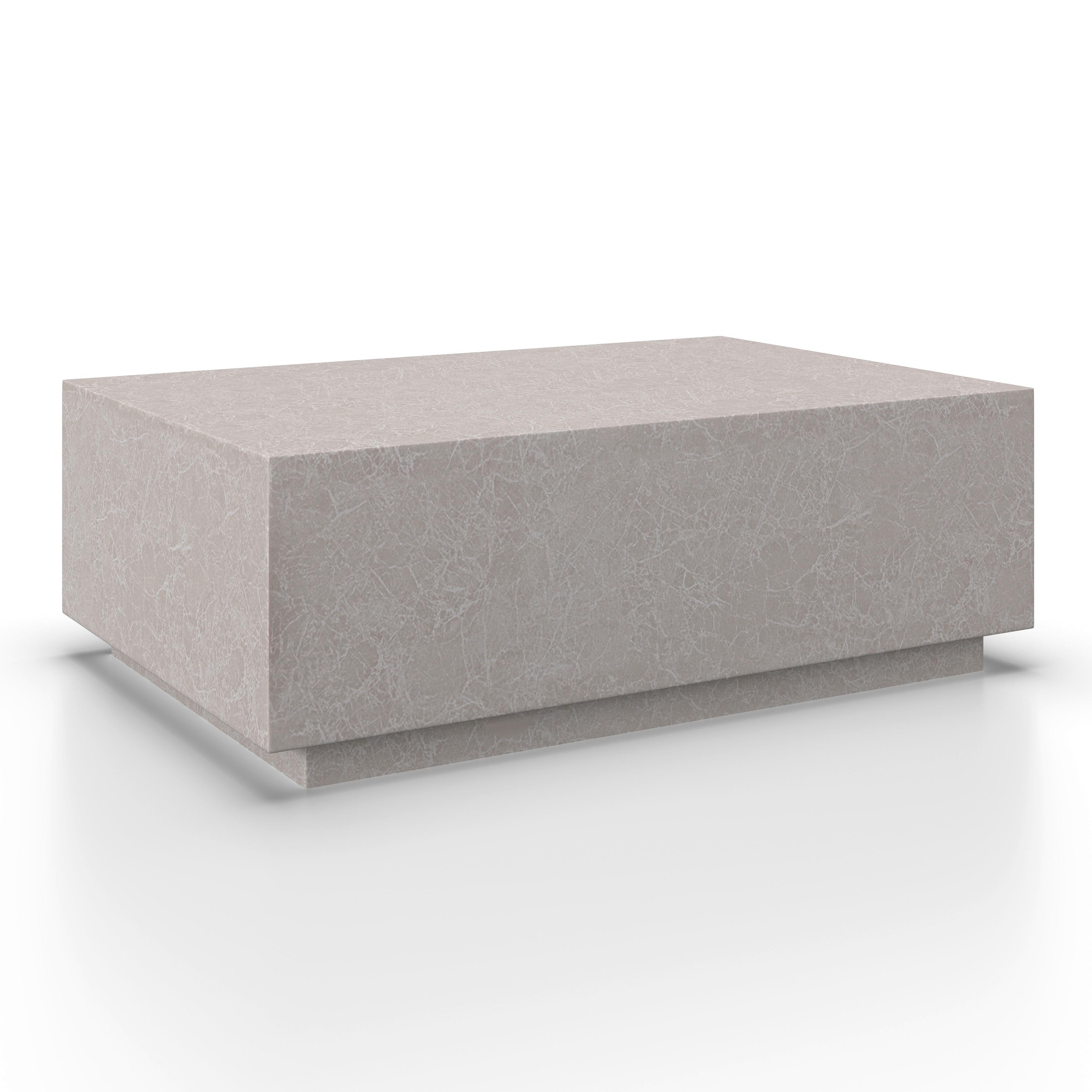 Dohányzóasztal Marcel - bézs, Modern, faalapú anyag (120/35/80cm) - Bessagi Home