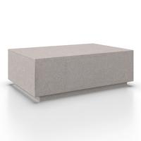Măsuță de cafea MARCEL - bej, Modern, material pe bază de lemn (120/35/80cm) - Bessagi Home