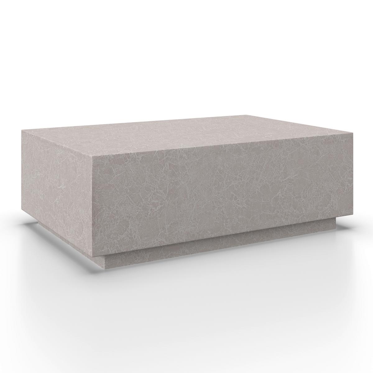 Măsuță de cafea MARCEL - bej, Modern, material pe bază de lemn (120/35/80cm) - Bessagi Home