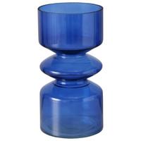 Vază Nelika - albastru, Modern, sticlă (13,5/26cm) - Mömax