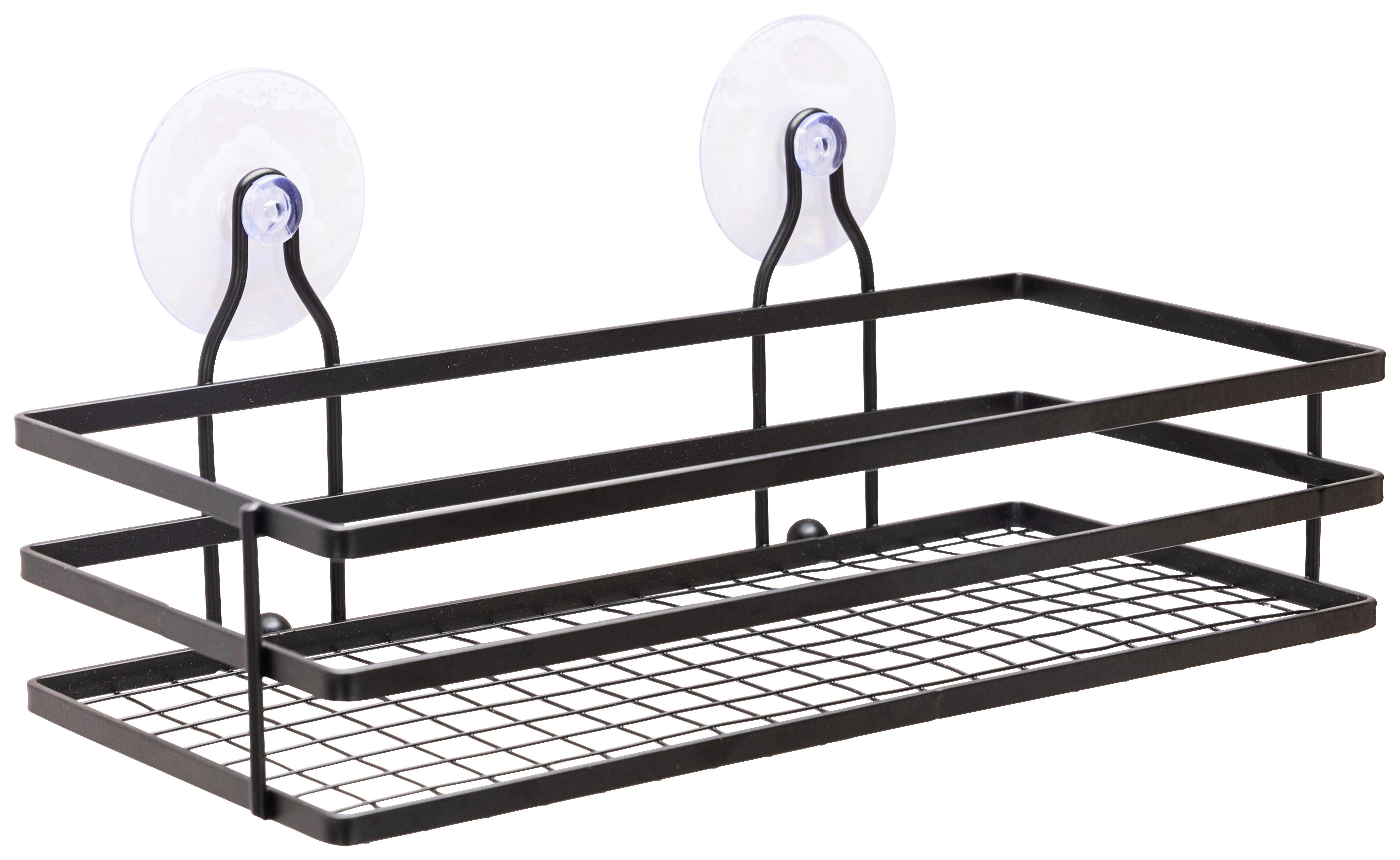 Kopalniški Regal Napoli 1, Črna - črna, Konvencionalno, kovina (25/11,5/10cm) - Mömax