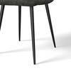 STOL MINO - grå/svart, Modern, metall/trä (46/88/54cm) - Bessagi Home
