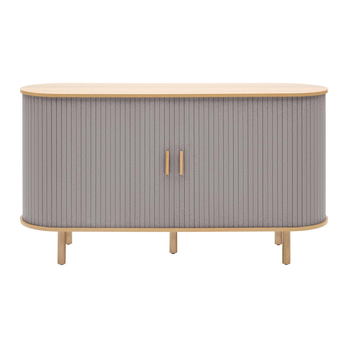 Sideboard Arvid -Exklusiv- - Naturfarben/Grau, Modern, Holz/Holzwerkstoff (140/75/40cm) - Mömax