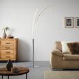 Stoječa Led-svetilka Maja - krom/srebrna, kovina (80/58/215cm) Stoječa Led-svetilka Maja - krom/srebrna, kovina (80/58/215cm)
