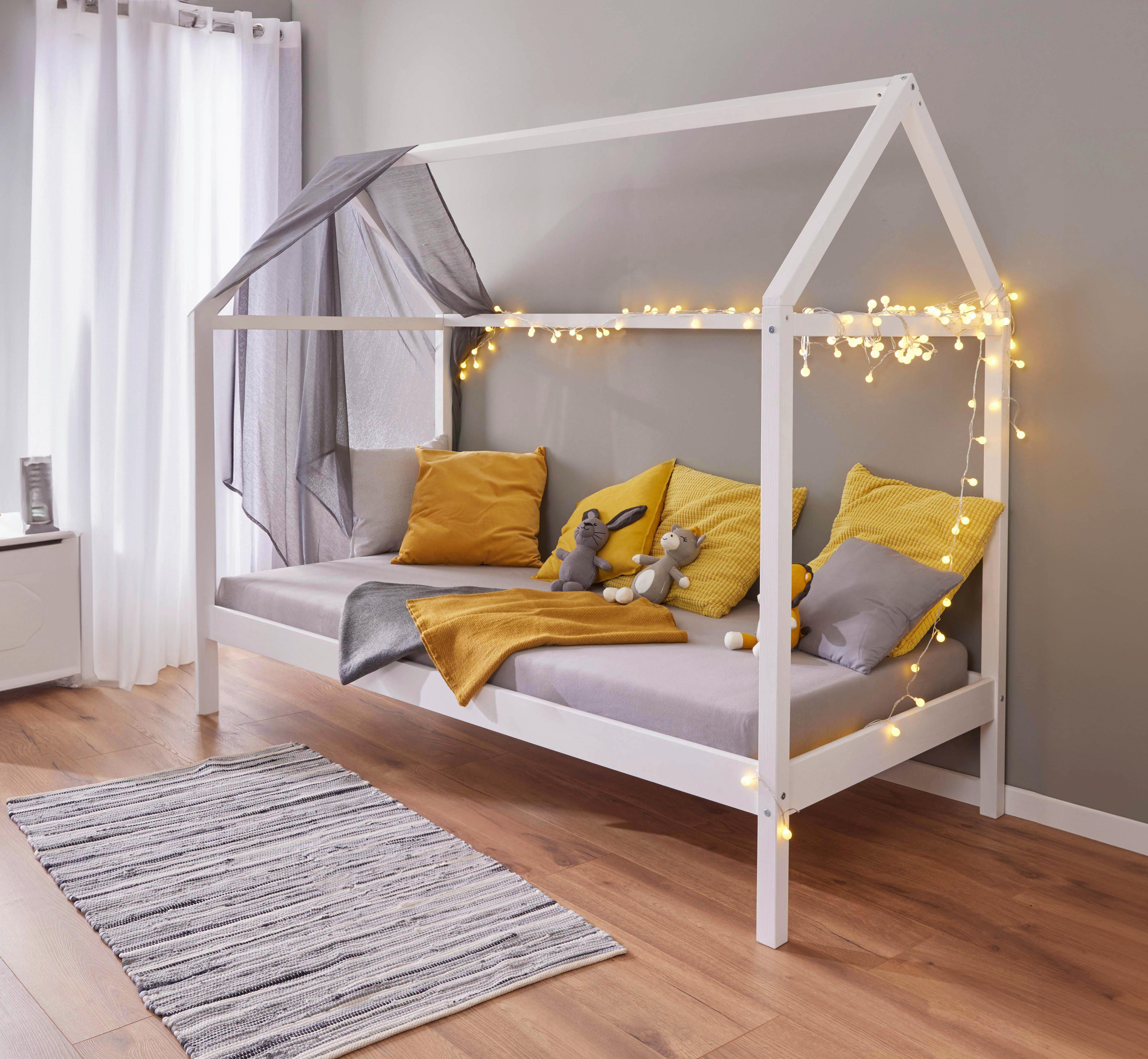 HAUSBETT SUN ROAD - Weiss, Modern, Holz (90/200cm) - MID.YOU