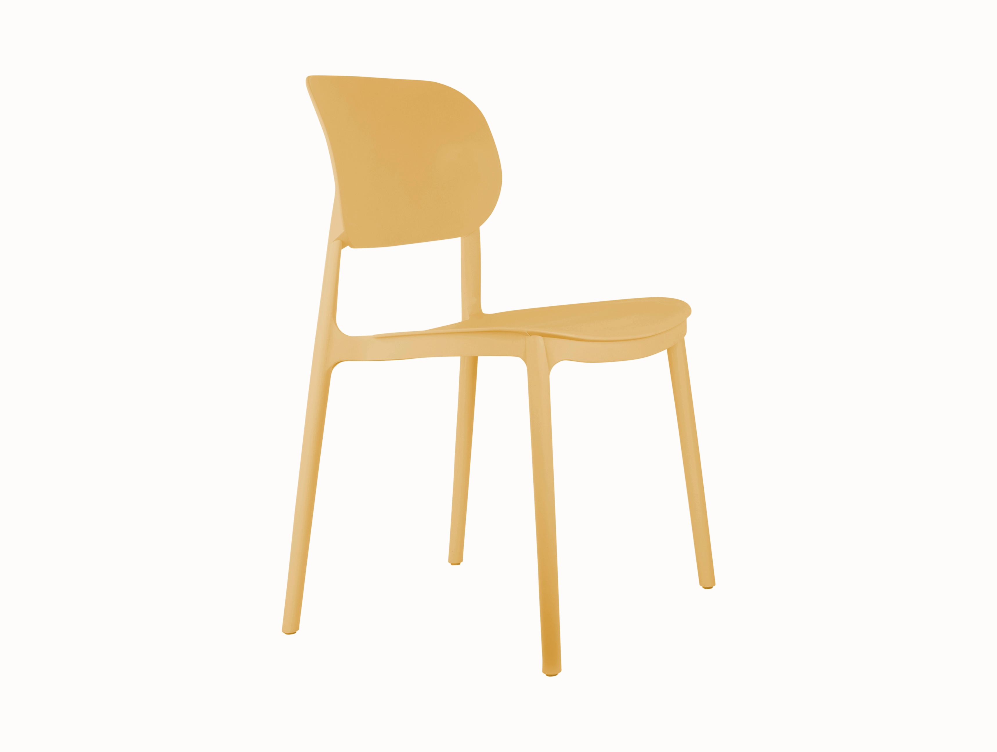 KRZESŁO DINING CHAIR CHEER - beżowy, Basics, tworzywo sztuczne (49/81,5/42cm) - Leitmotiv
