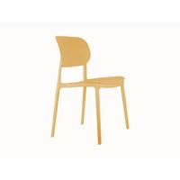 KRZESŁO DINING CHAIR CHEER - beżowy, Basics, tworzywo sztuczne (49/81,5/42cm) - Leitmotiv
