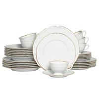 Kombinirani Servis Maria Theresia Gold, 30-Delni - zlate barve/bela, Basics, keramika - Creatable