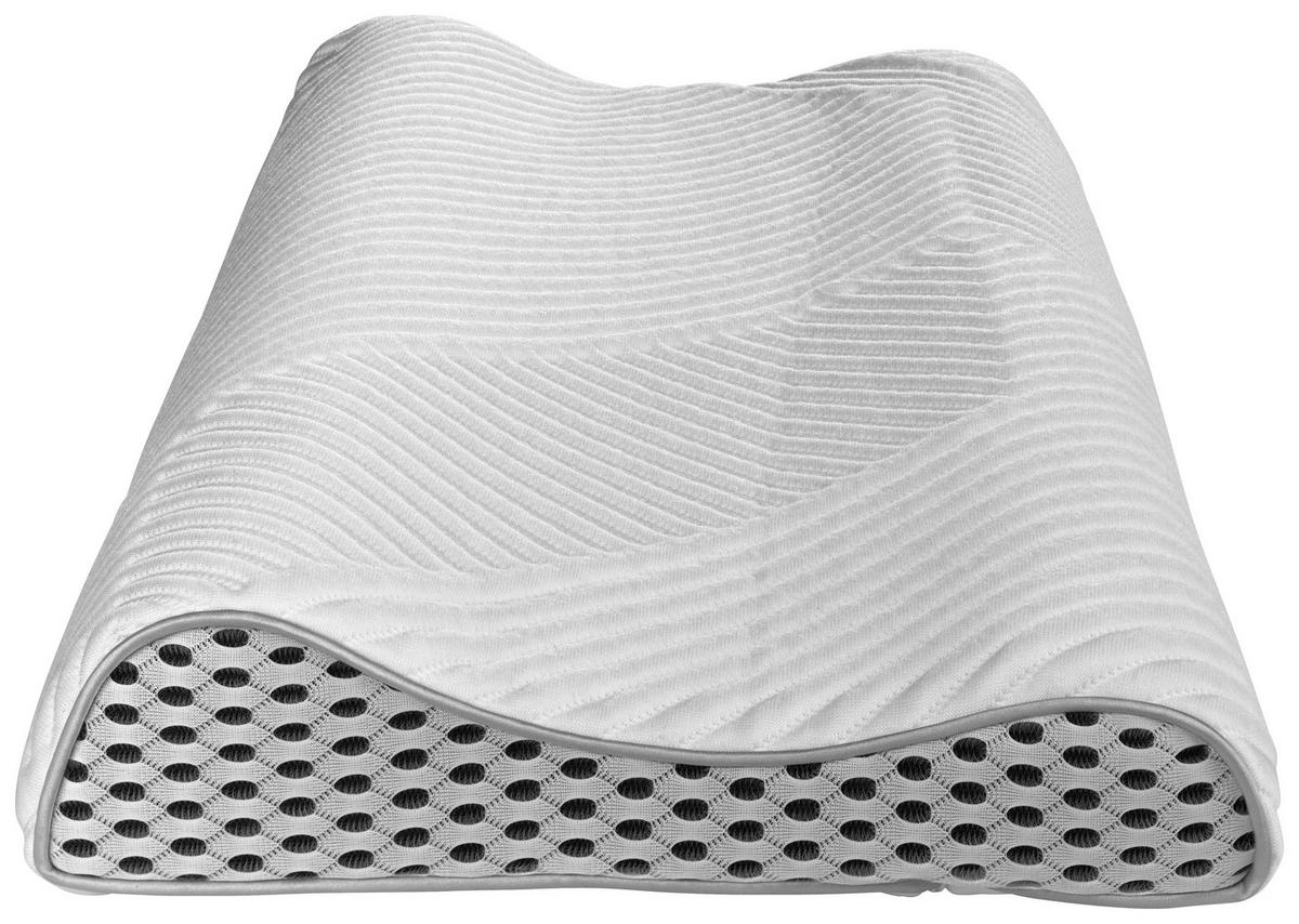 PODUSZKA POD KARK BODY & SOUL - kolor naturalny/biały, Basics, tkanina (32/65/8cm) - Irisette