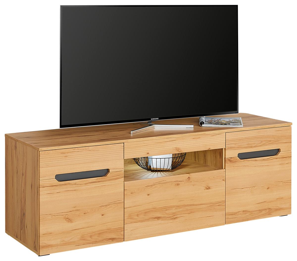 Tv-element Alana, Barva Bukve - Moderno, umetna masa/leseni material (156,6/57,4/50cm) - Mömax