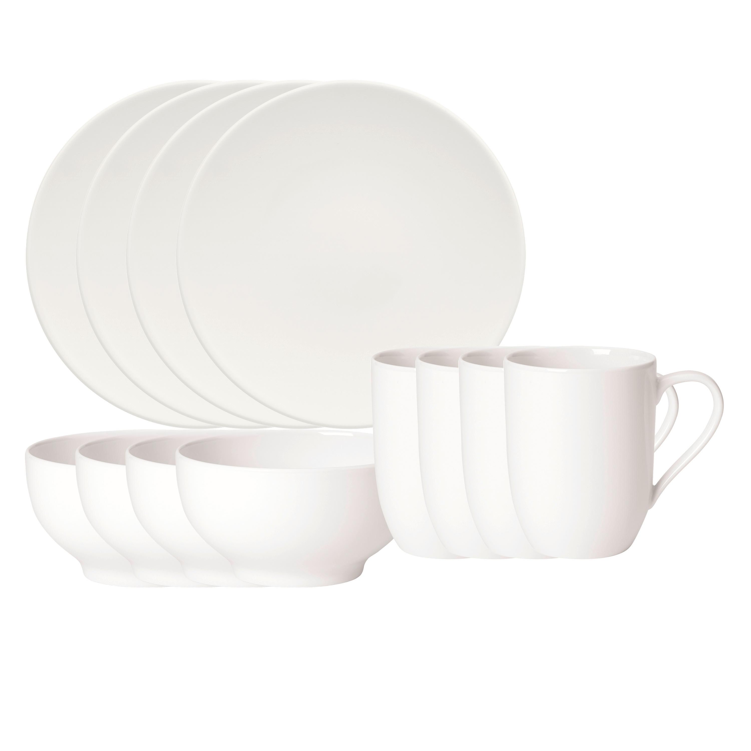 SERWIS ŚNIADANIOWY FOR ME VILLEROY&BOCH - biały, Konventionell, ceramika - Villeroy & Boch