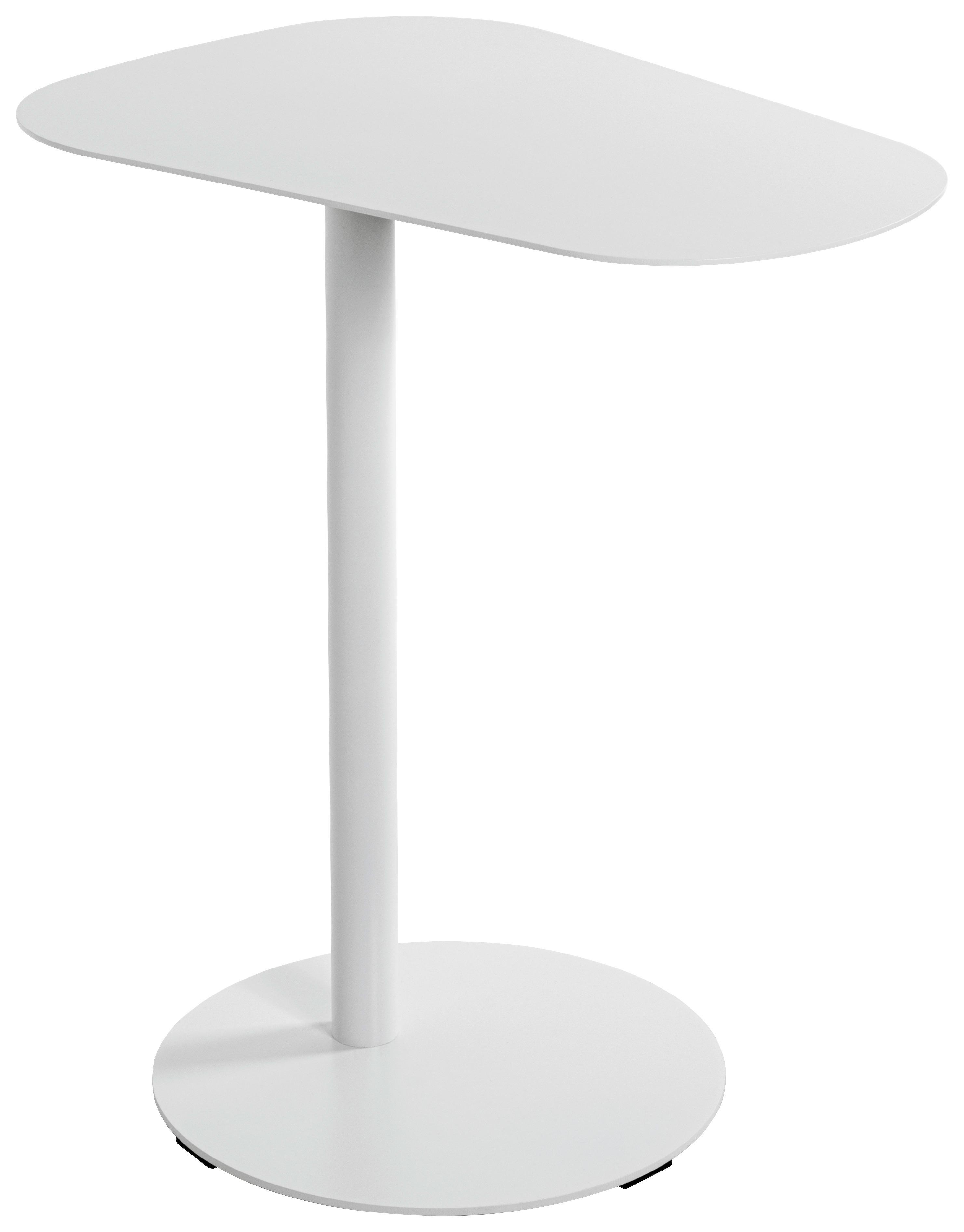 STOLIK BOCZNY CONNOR - biały, Trend, metal (53/38/60cm)