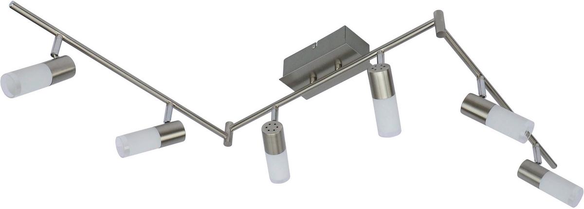 LAMPA REFLEKTOROWA LED JUPP *SBN* - kolor chromowy, Design, metal/szkło (150/17,5/8cm) - Novel