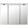 SPEGELSKÅP TIMBER -EXKLUSIV- - Modern, metall/trämaterial (90/65/20cm) - Premium Living