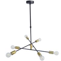 LAMPA WISZĄCA BULB *SBM* - czarny/kolor złoty, Lifestyle, metal (69/69/67,5cm) - Marama