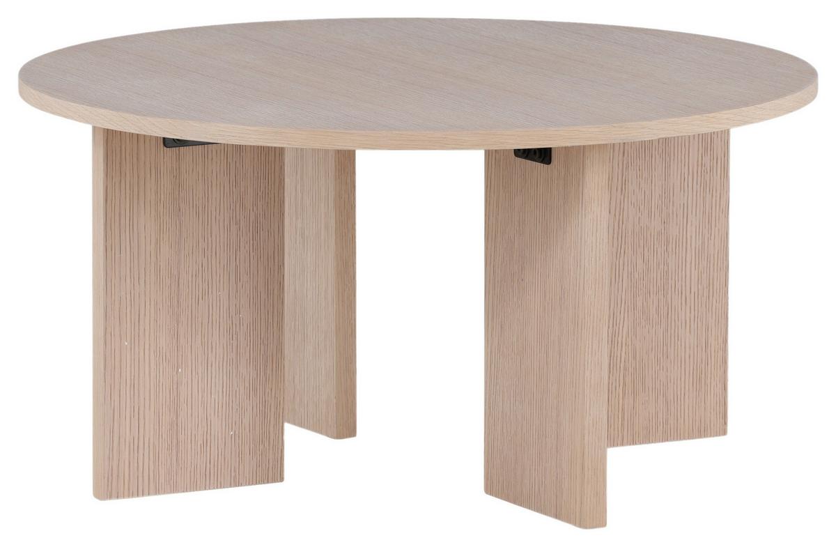 Couchtisch Askerön ca. 80x80x40 cm Weiß - Weiß, Design, Holzwerkstoff (80/80/40cm) - Livetastic