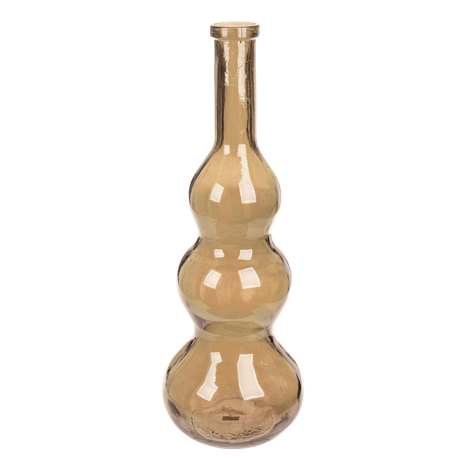 Bodenvase Balleros Hellbraun - Hellbraun, LIFESTYLE, Glas (26,5/75cm)