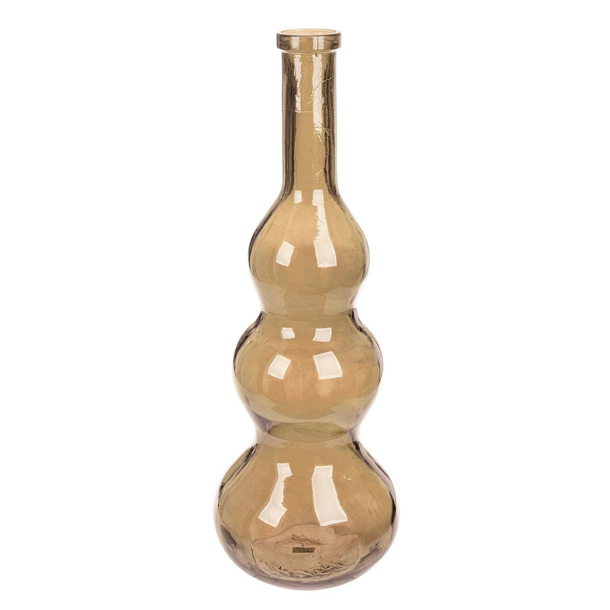 Bodenvase Balleros Hellbraun - Hellbraun, LIFESTYLE, Glas (26,5/75cm)