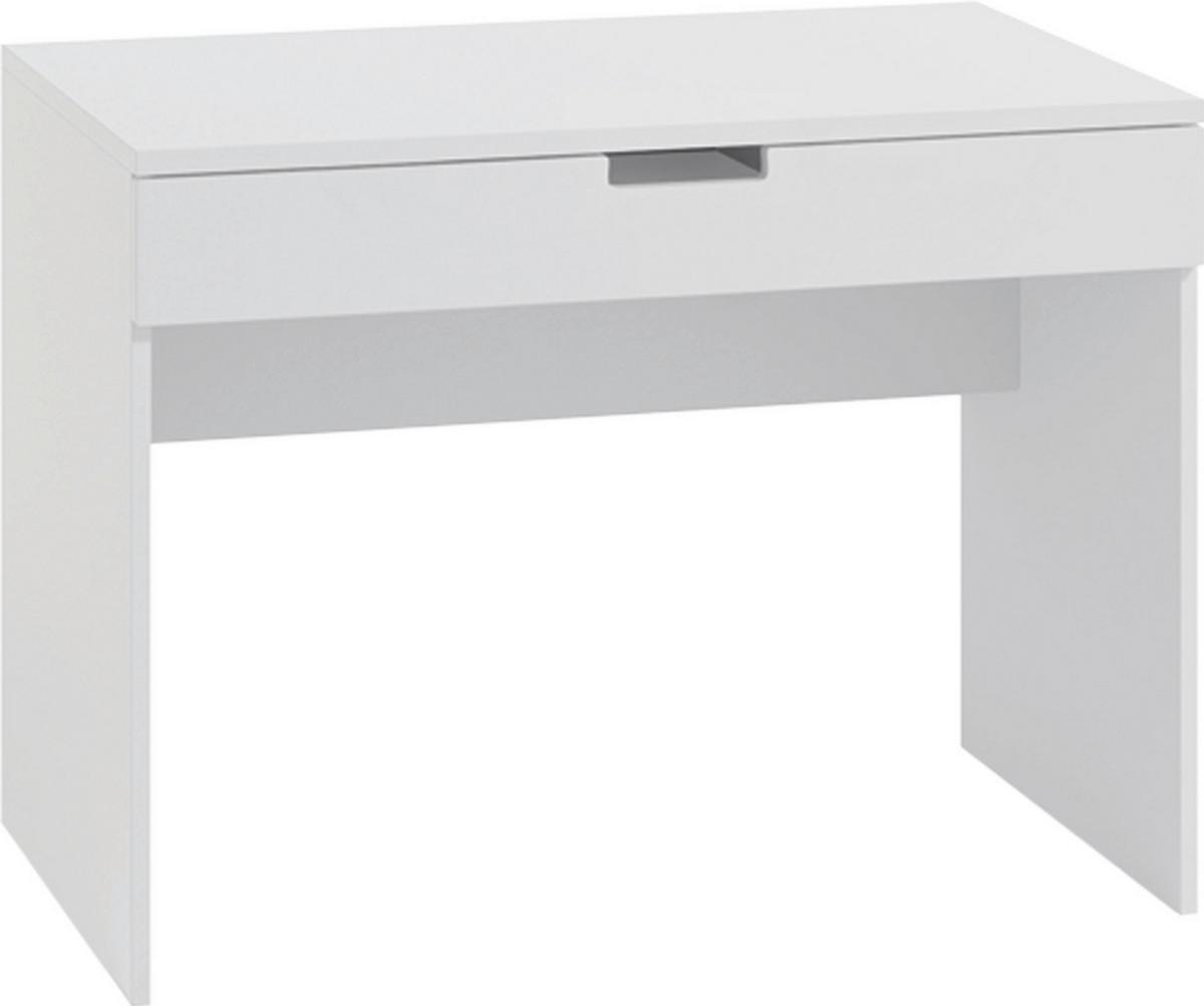 Mladinska Pisalna Miza Tom, Bela, 100x60cm - bela, Moderno, leseni material (100/60/75,5cm) - MID.YOU