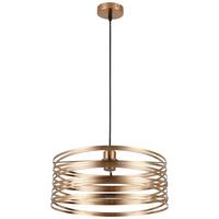 LAMPA WISZĄCA JULIA - czarny/cappuccino, Trend, tworzywo sztuczne/metal (40/120cm) - Novel