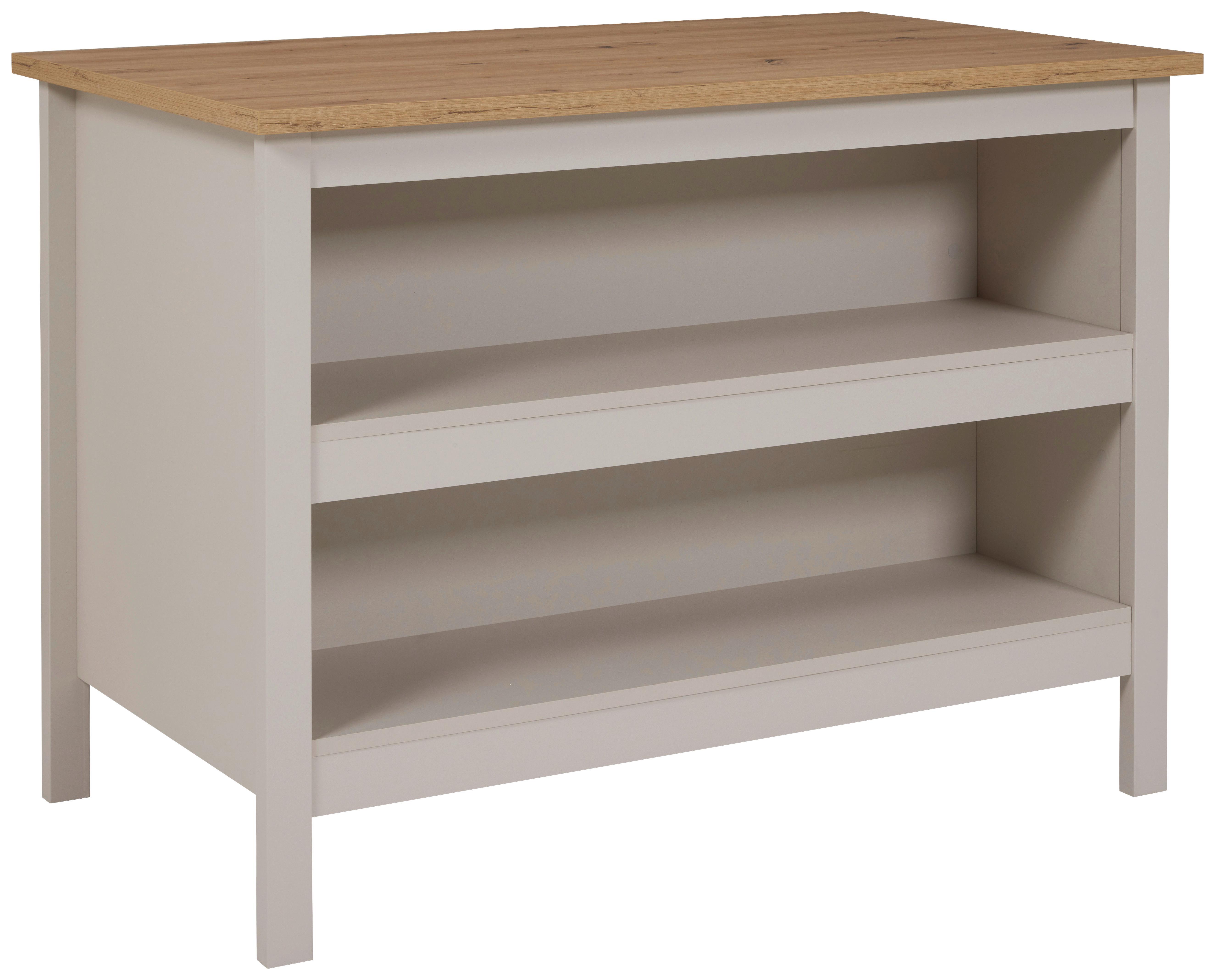 Kuhinjski Otok Sardegna - kašmir/hrast Artisan, Romantično / ladanjski, drvni materijal (124/91,5/75cm)