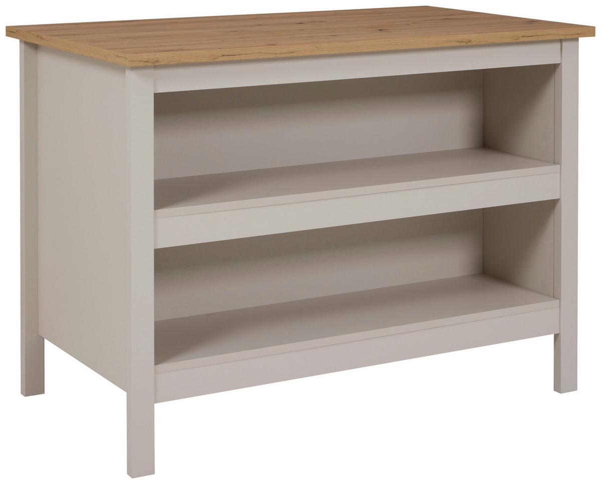 Kuhinjski Otok Sardegna - kašmir/hrast Artisan, Romantično / ladanjski, drvni materijal (124/91,5/75cm)