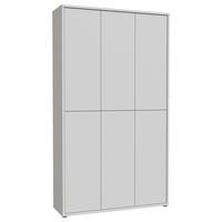 Dulap pentru pantofi ALICE SPRINGS - gri deschis, Basics, material pe bază de lemn (110/192/35cm) - Modern Living