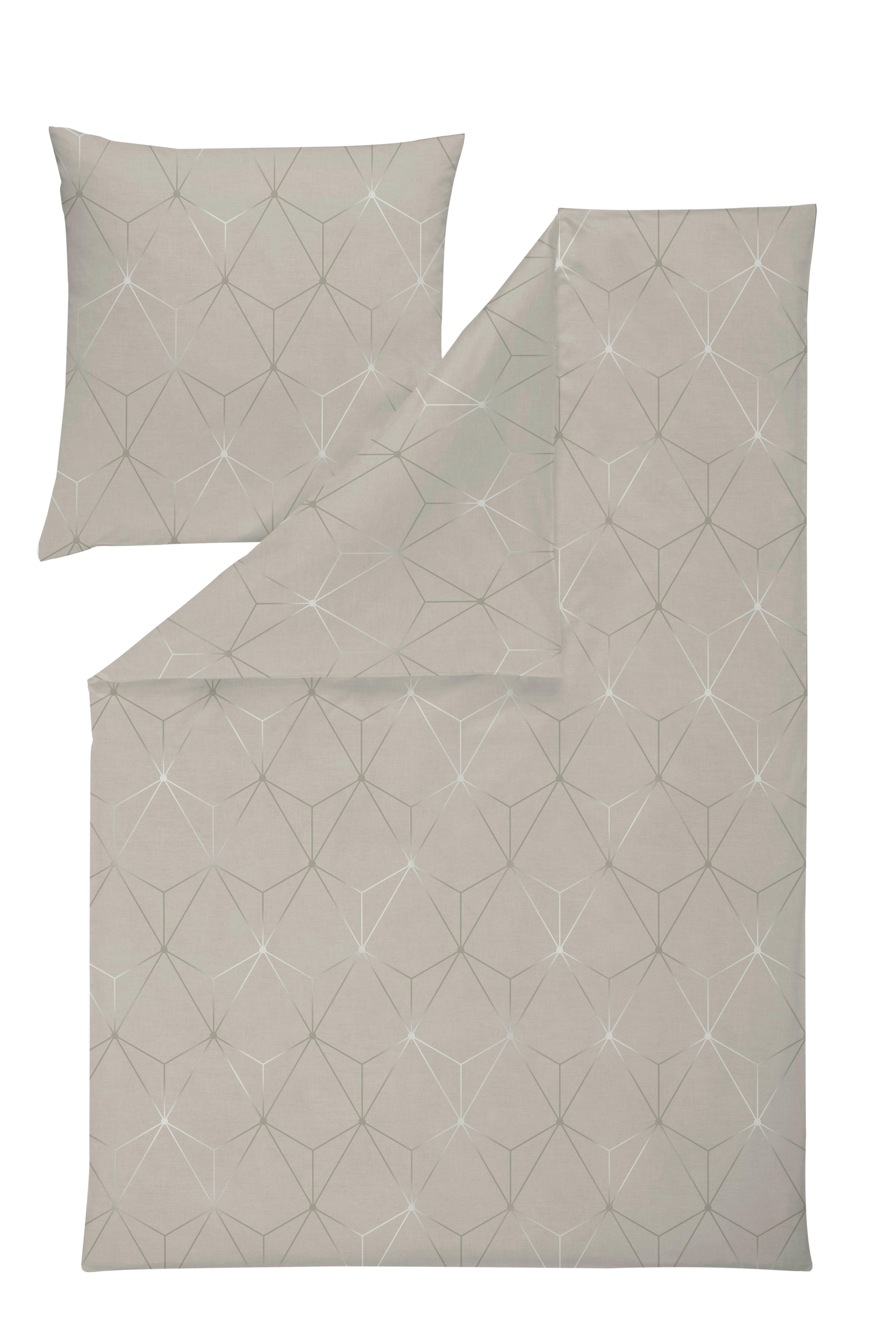 POŚCIEL CUNEO - beżowy, Design, tkanina (135/200cm) - Estella