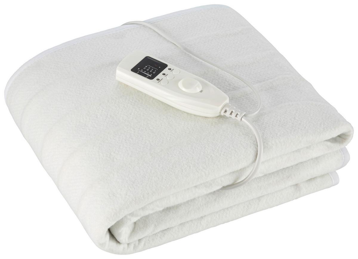 Elektromos Ágymelegítő Betét Birgit 150/80 - fehér, textil (150/80cm)