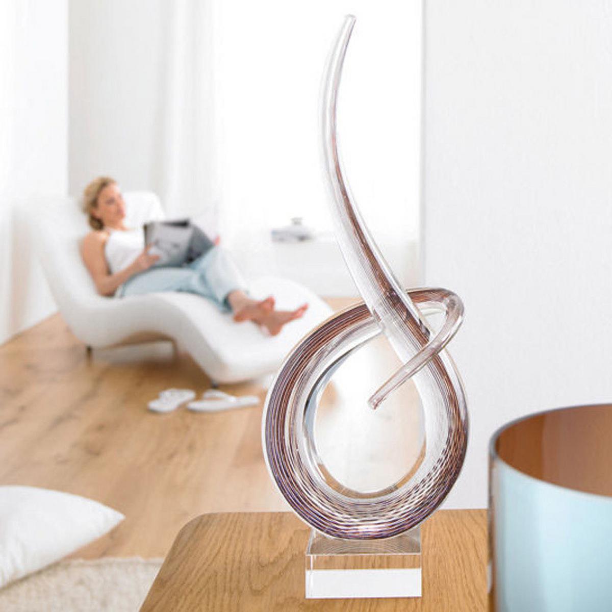 Skulptur Multicolor - Multicolor, Basics, Glas (20/50/10cm) - Leonardo