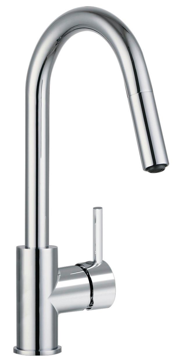 ARMATURA KUCHENNA XR-835 - kolor chromowy, Basics, metal (11,5/39,8/24,5cm) - Xora