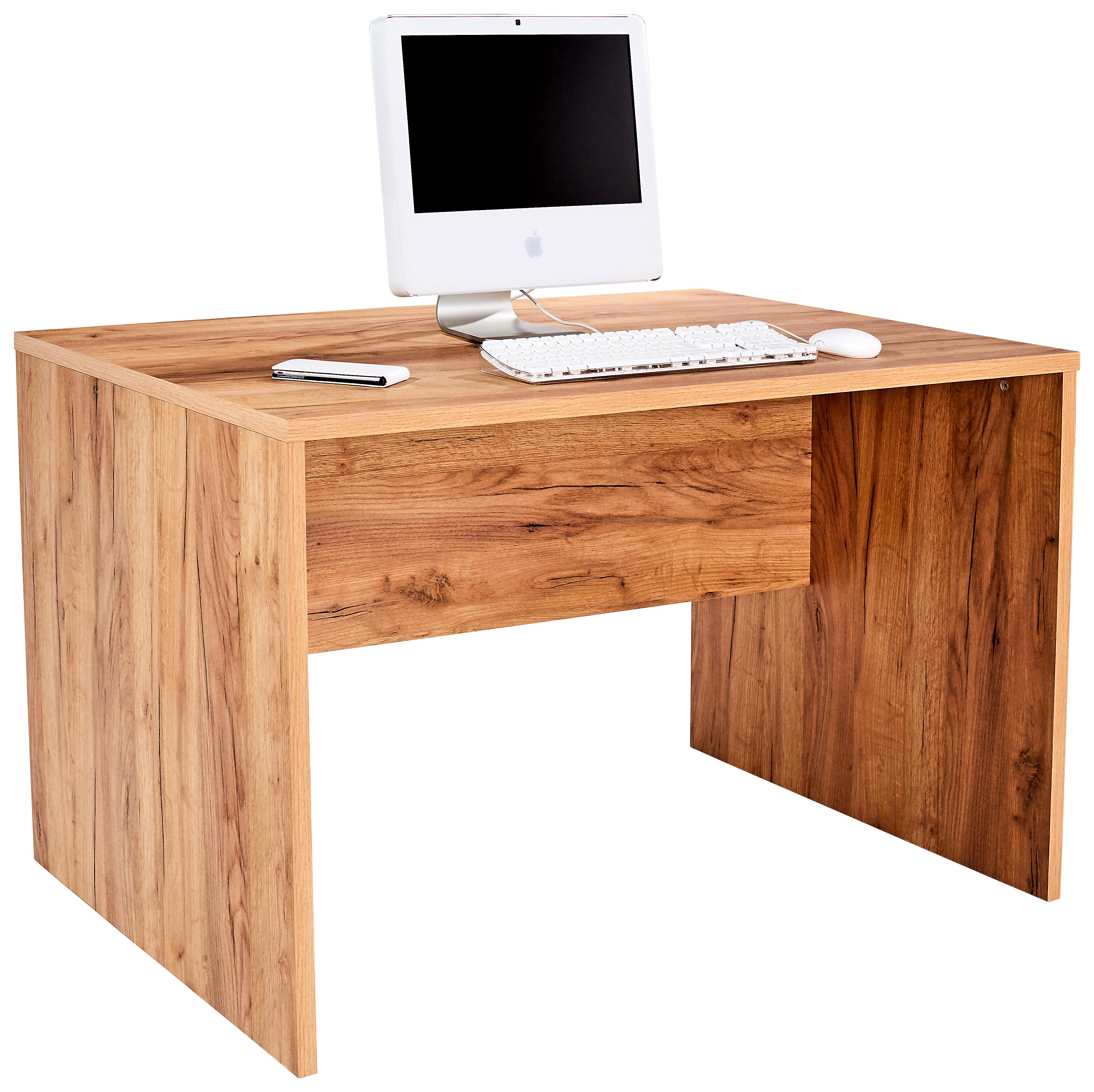Masă de birou Profi - culoare lemn stejar, Modern, material pe bază de lemn (120/76cm) - Ondega
