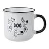 SET DE TASSES DOGS - noir/blanc, KONVENTIONELL, céramique (9,8/9,2cm) - Mömax