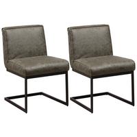 SCHWINGSTUHL-SET BENJI DUNKELGRÜN - Dunkelgrün/Schwarz, KONVENTIONELL, Textil/Metall (53/81/61cm) - MID.YOU