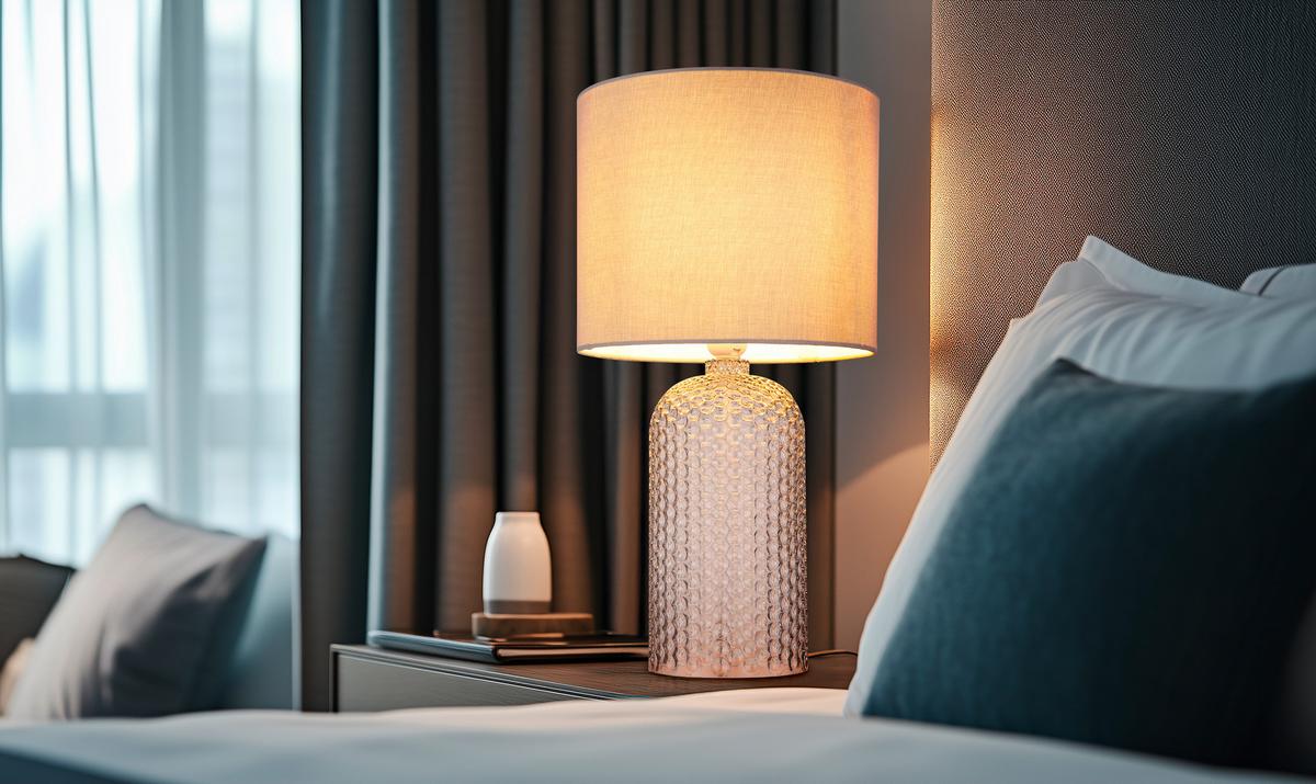 Asztali Lámpa 21735g Sofia - fehér/szürke, Basics, műanyag/üveg (26,5/50cm) - Globo