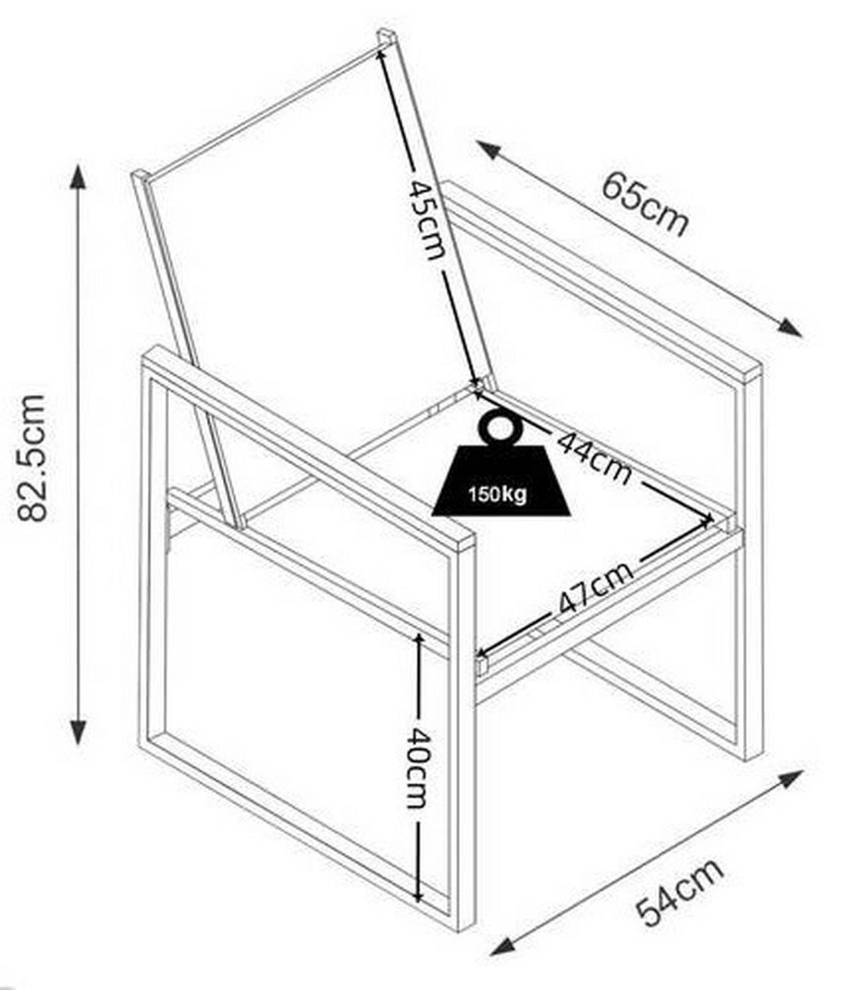 GARTENSTUHL-SET VOLASI 919252 2ER-SET - Honigeiche/Anthrazit, Modern, Holzwerkstoff/Kunststoff (54/83/65cm) - MID.YOU