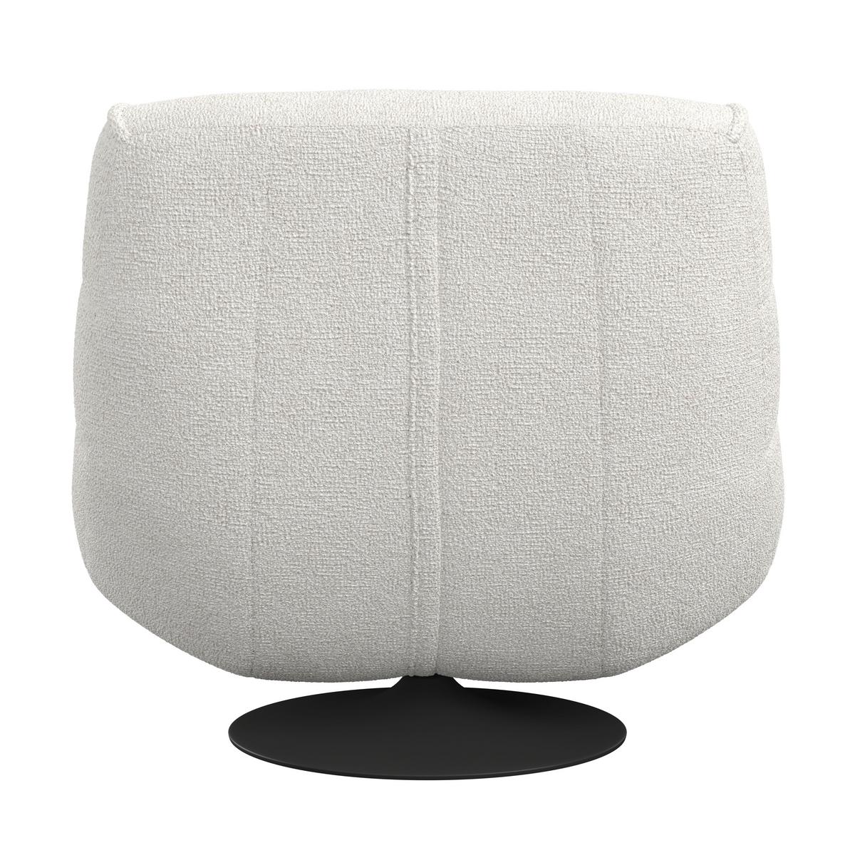 Relaks Fotelja Lorena - svijetlo siva/crna, Moderno, metal/tekstil (101/83/95cm) - Bessagi Home