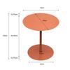 SIDOBORD ROD - orange, Modern, metall (40/43cm) - Mömax
